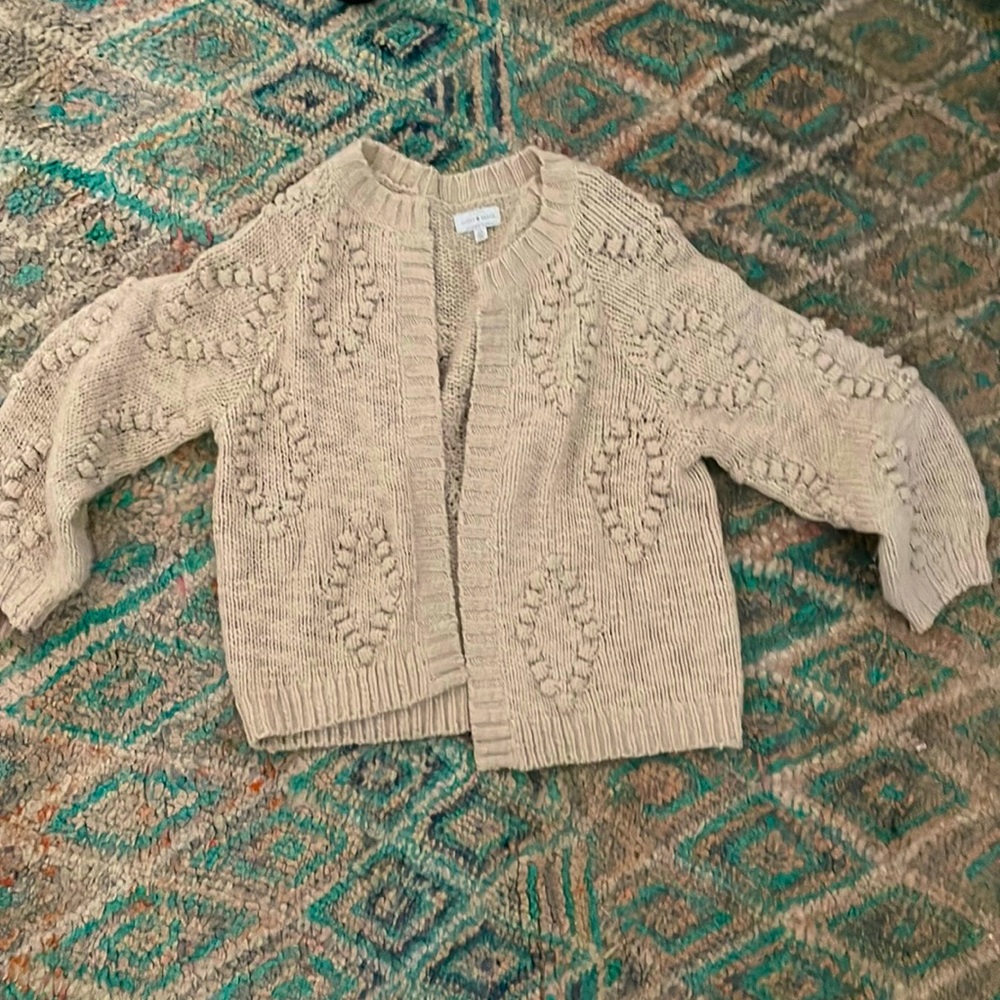 Lucky brand popcorn cardigan